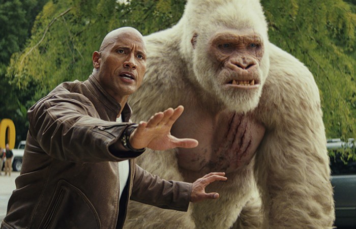 How The Rock Changed The Way 'Rampage' Ends | Movie Paws