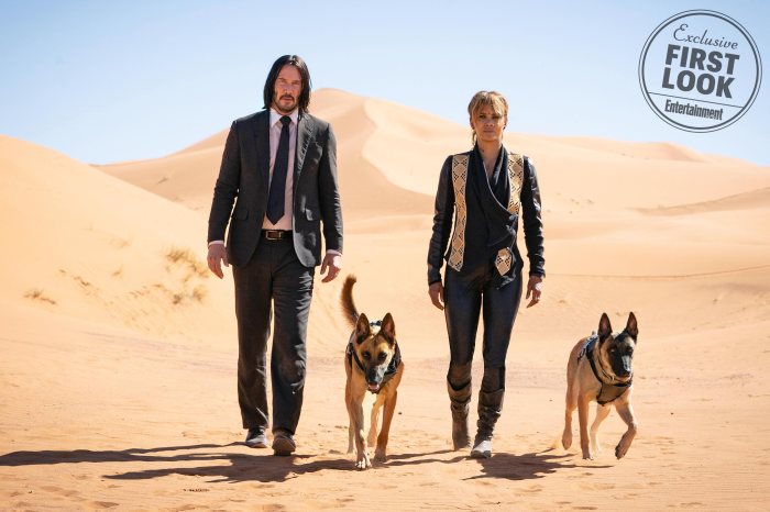 John Wick 3: ParabellumKeanu Reeves and Halle Berry